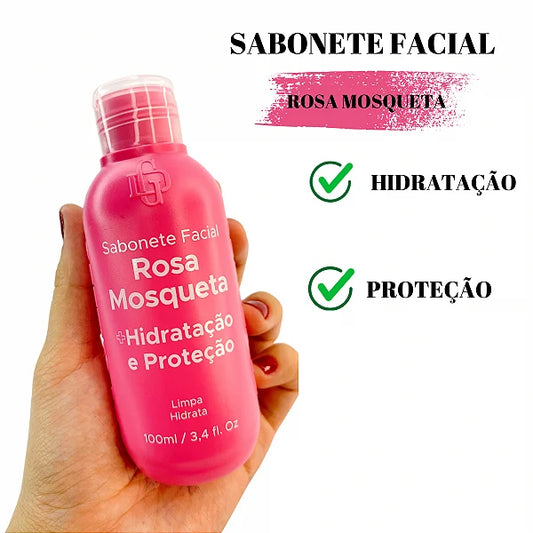 Sabonete Facial Kell GlowUp™ Pós-Make Remover – Limpeza Profunda e Hidratação Suave