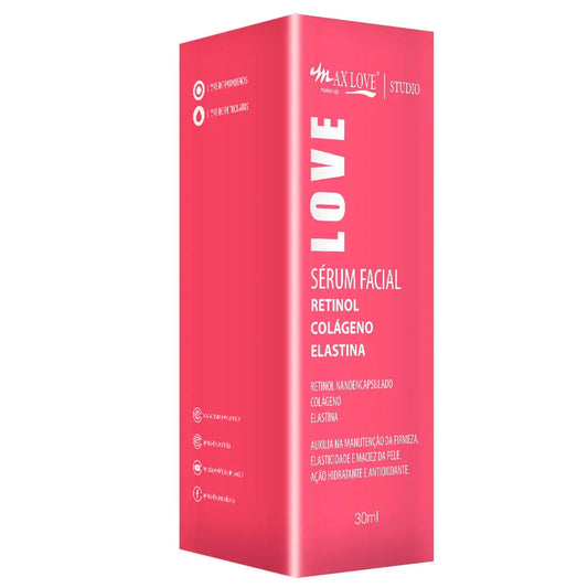 Sérum Facial Retinol + Colágeno + Elastina Max Love Kell GlowUp™