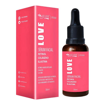 Sérum Facial Retinol + Colágeno + Elastina Max Love Kell GlowUp™
