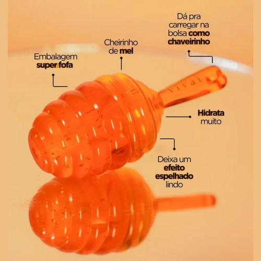 Lip Gloss Hidratante Labial Potinho de Mel Teddy Vivai Kell GlowUp™